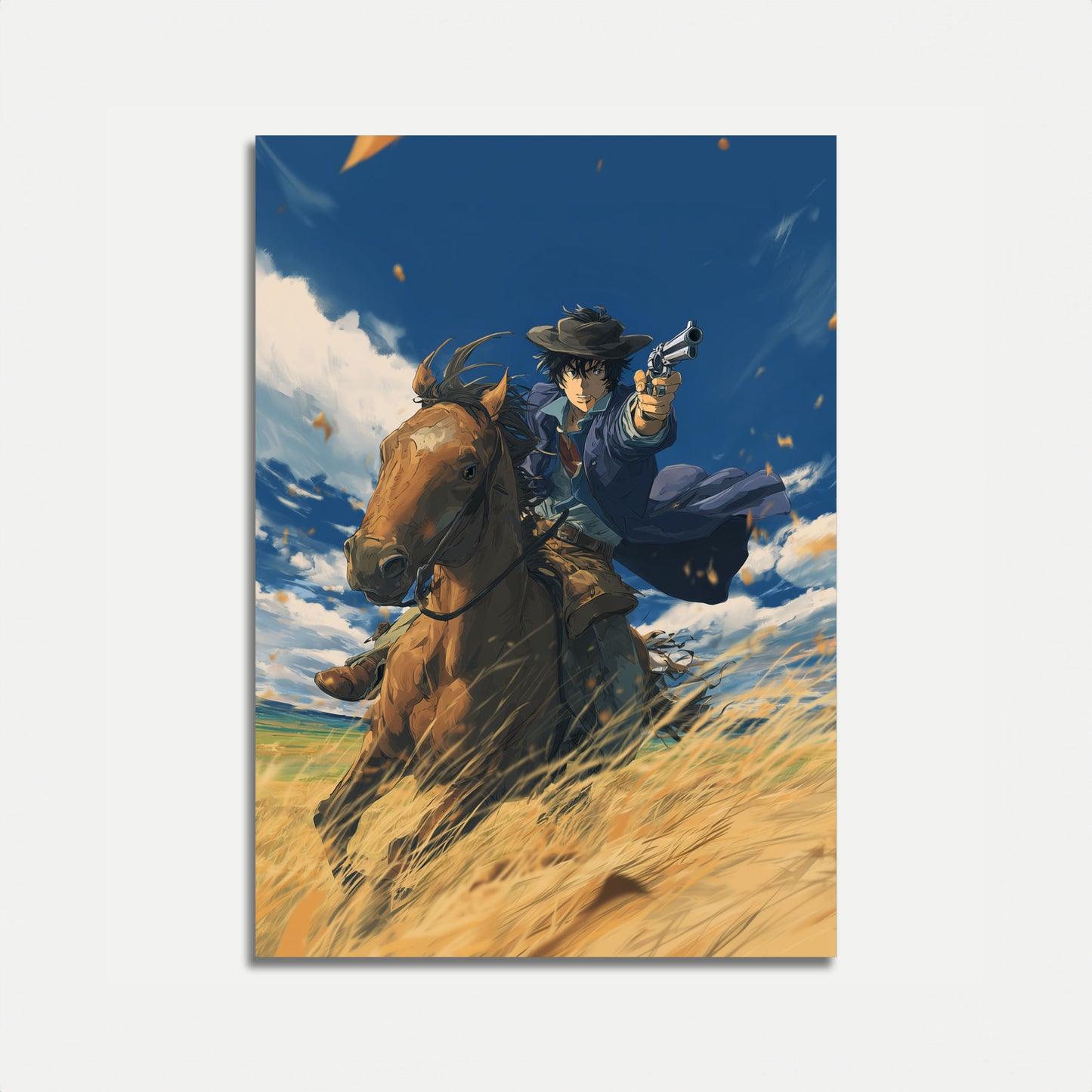 Vilda västern-revolvermän affisch