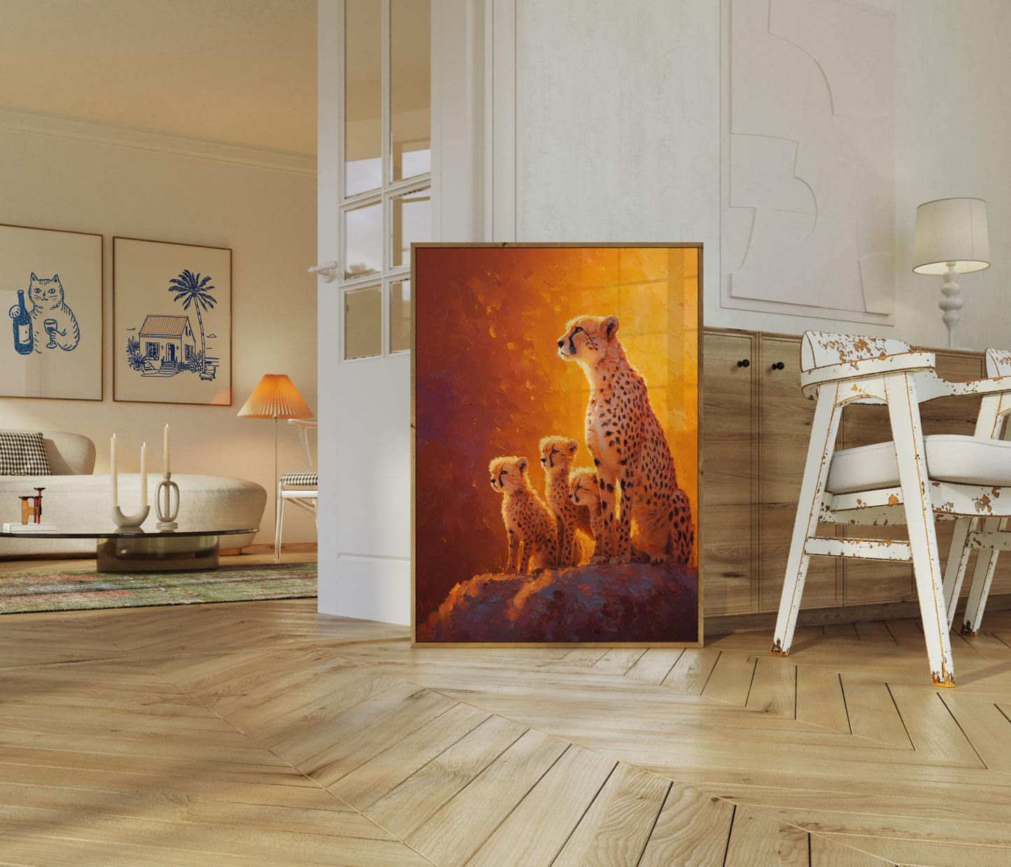 Gouden Luipaard Familie Poster