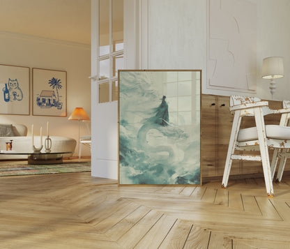 Ethereal Dragon Rider Poster