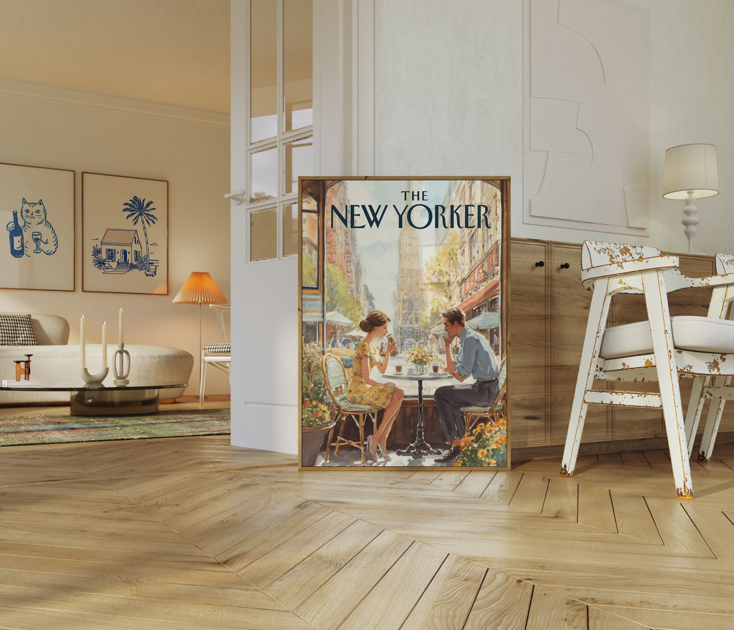 New York City Cafe Romance Poster