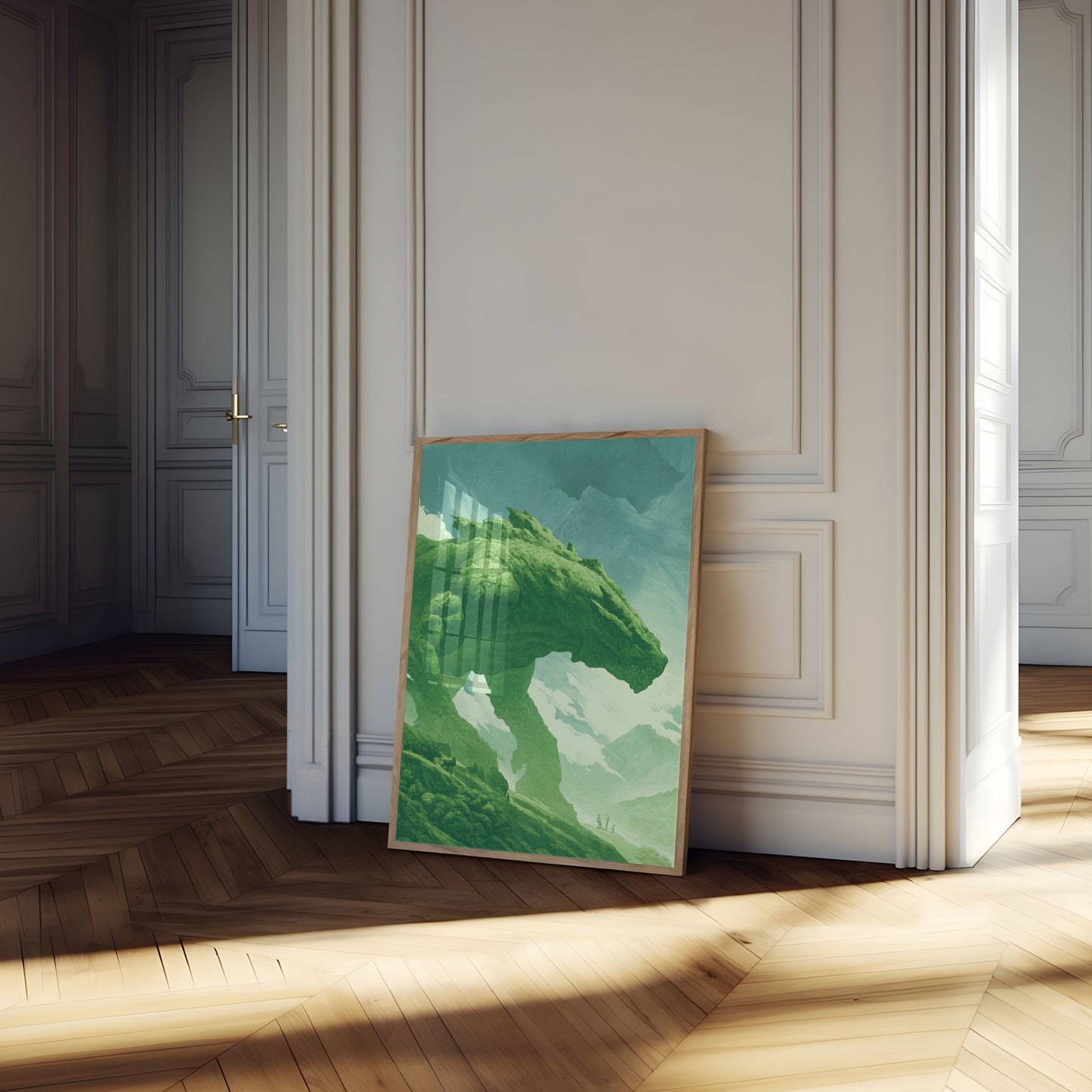 Mountain Green Giant Poster