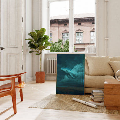 Sky Whale Dream Poster