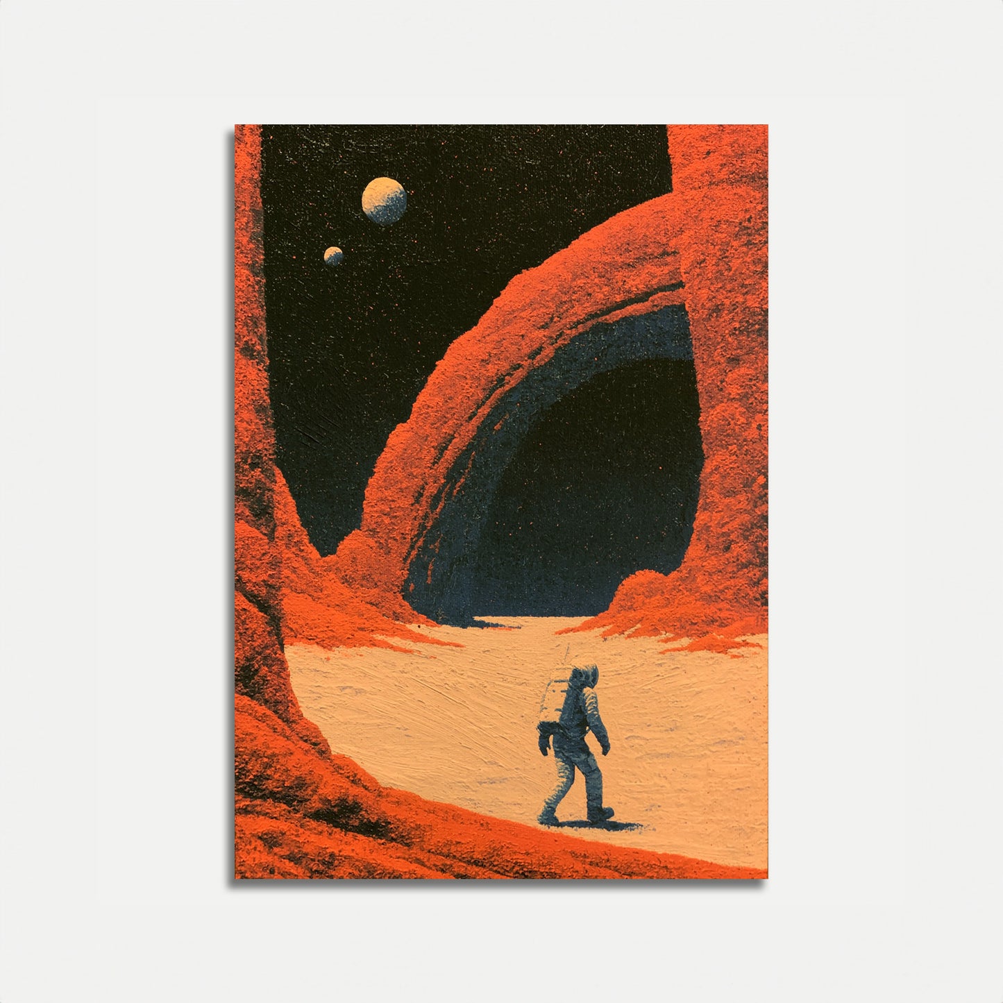 Plakát: Astronaut na Marsu