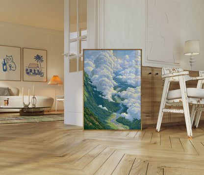 Cartel: Valle entre las Nubes