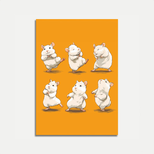 Tanzende Hamster Party Poster