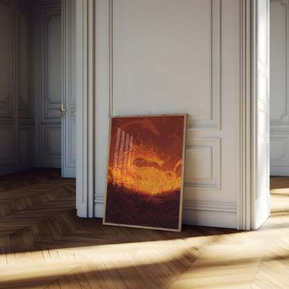 Inferno Dragon Apocalypse Poster