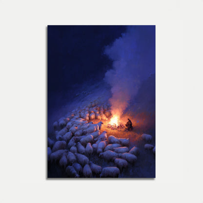 Nattens Hyrdeindes Ildlys Plakat