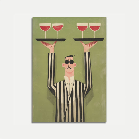 Sommelier Wine Balance Poster