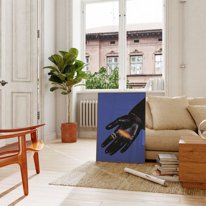 Cosmic Hand Galactic Energy Poster