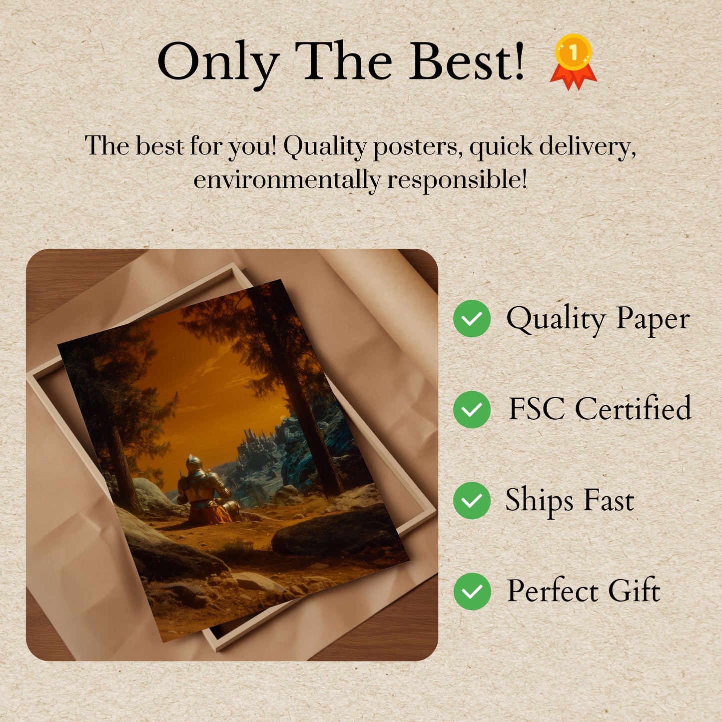 Viaggio del Cavaliere Poster del Castello