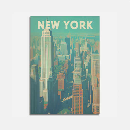 New York City Skyline Poster