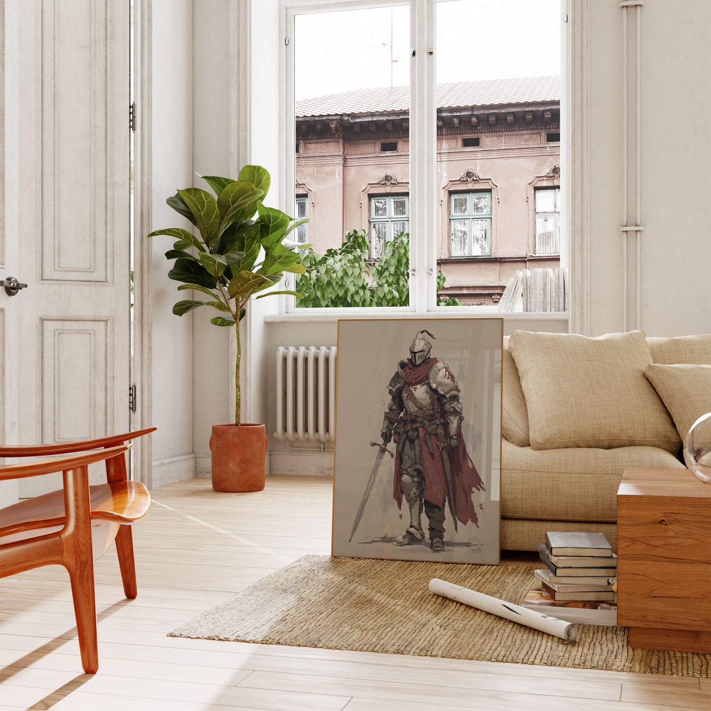 Medieval Knight Warrior Poster