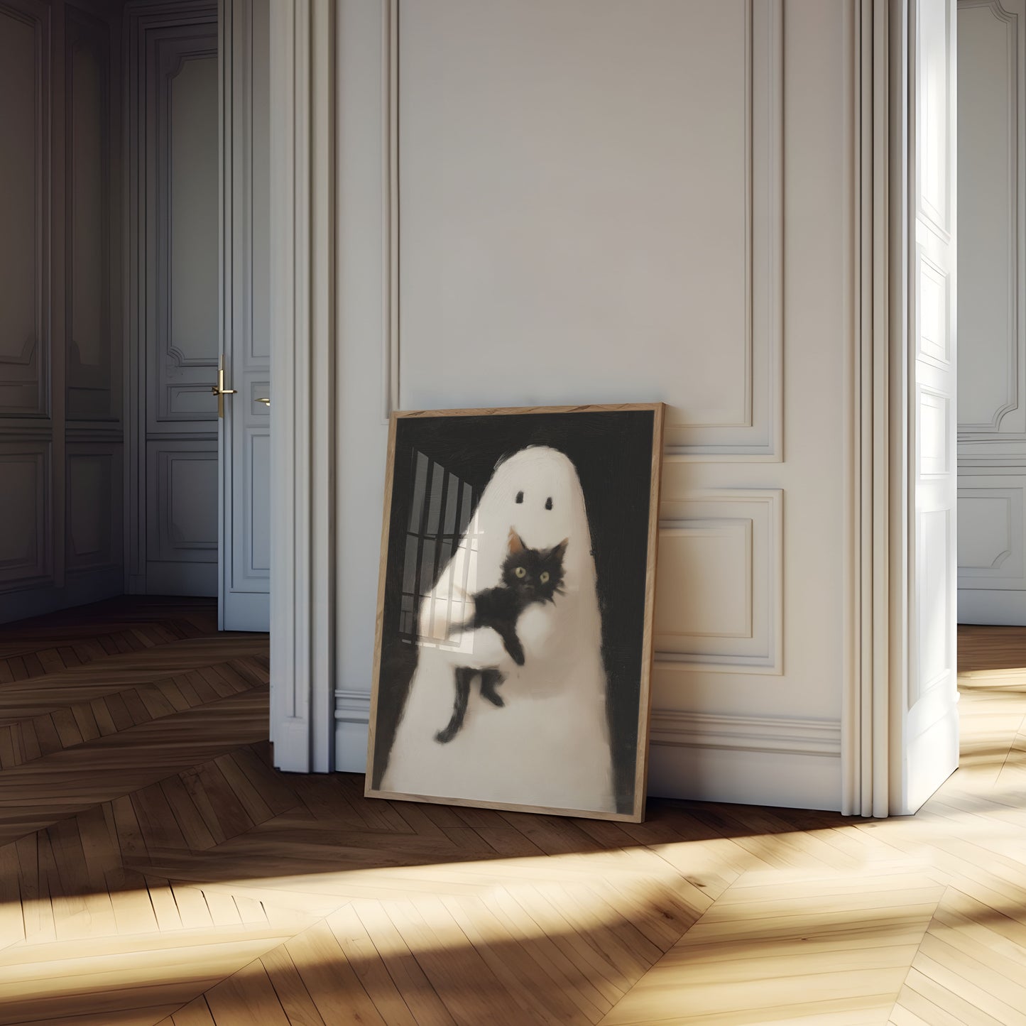 Ghostly Guardian Halloween Poster