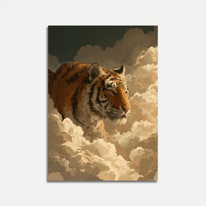 Majestic Tiger Clouds Poster