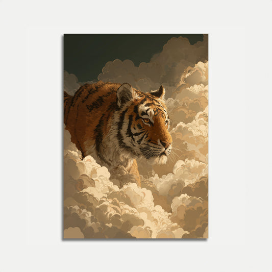 Majestic Tiger Clouds Poster