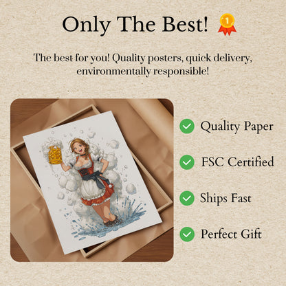 Festive Oktoberfest Beer Celebration Poster