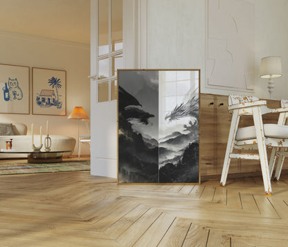 Póster de Dragones de Luz y Sombra