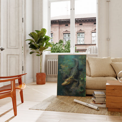 Póster del pantano de depredadores antiguos