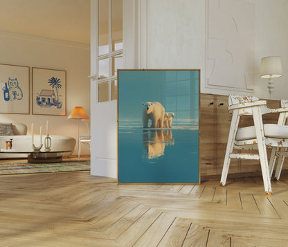 Póster de reflexión sobre los compañeros del Ártico