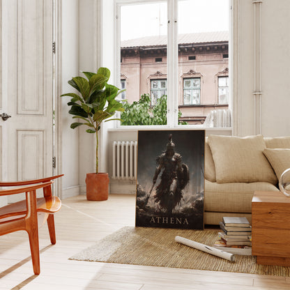 Athena Goddess of War Poster
