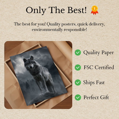 Lone Wolf Mountain Wilderness Poster