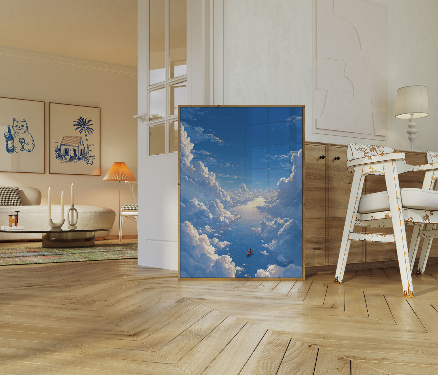 Clouds Journey Dreamscape Poster