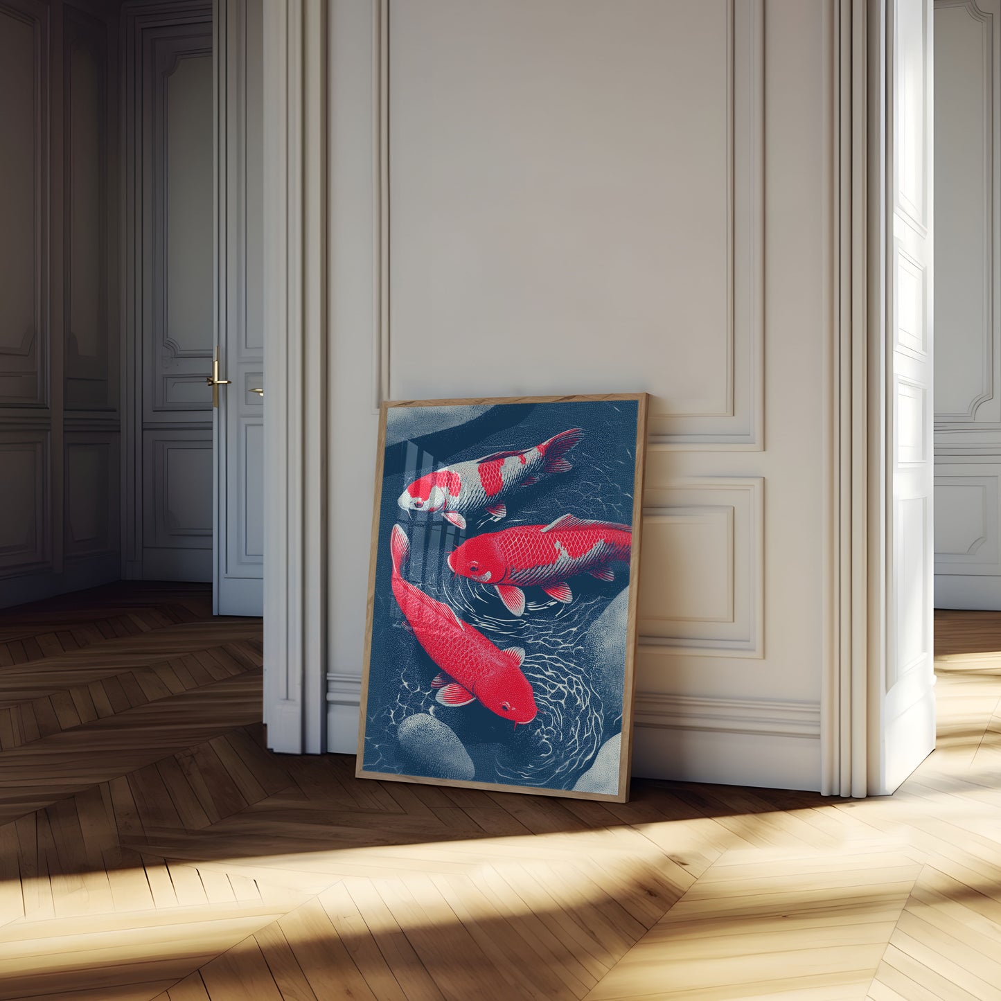 Koi Fish Harmony Poster