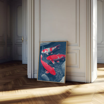 Koi Fish Harmony Poster