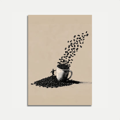 Coffee Bean Journey Poster