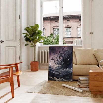 Kraken Storm Rising Poster