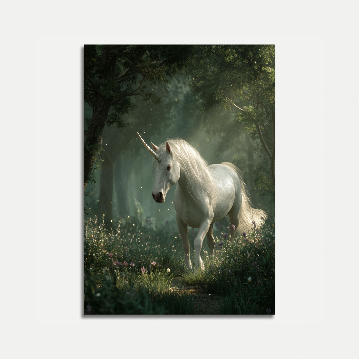 Poster della Foresta degli Unicorni Incantati