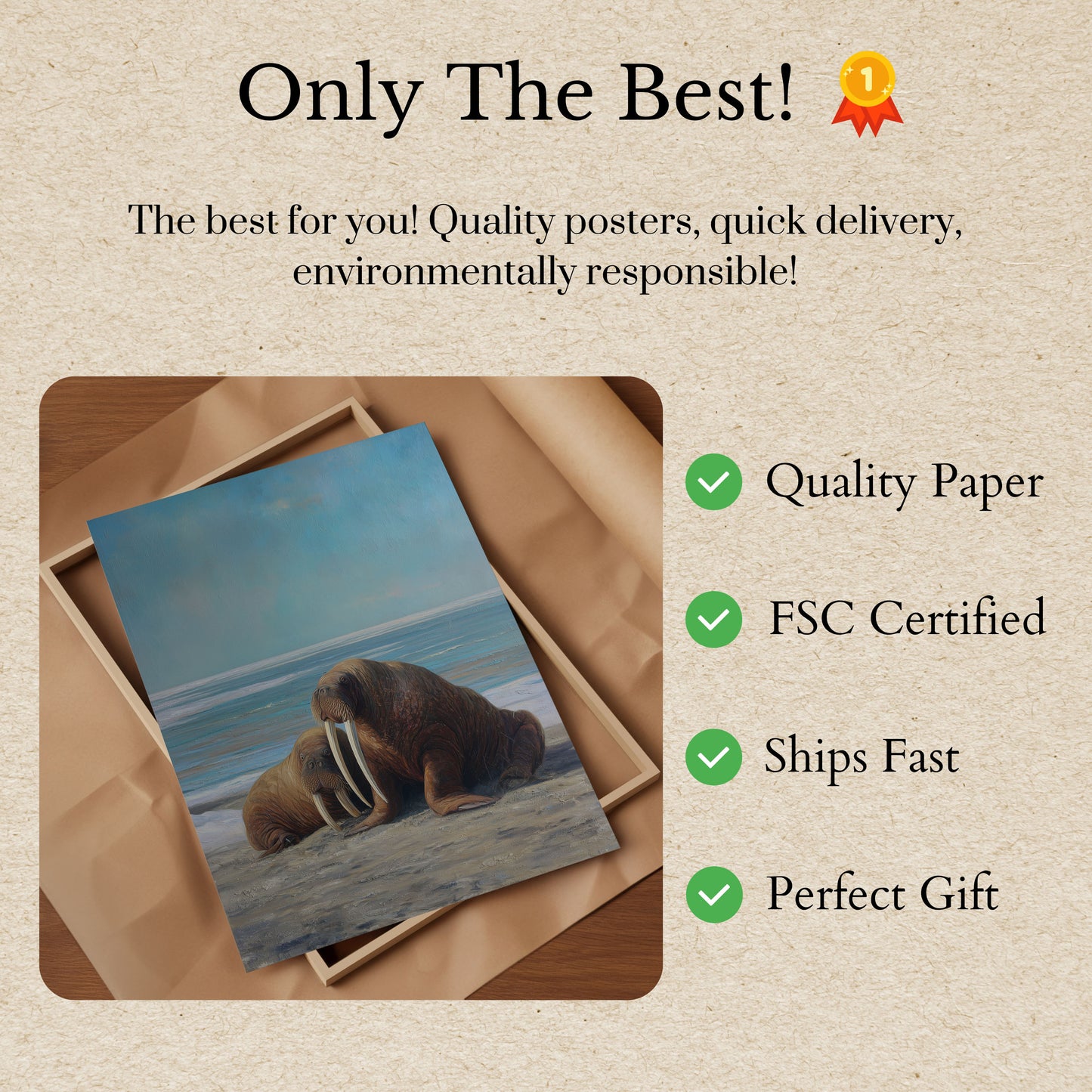 Plakat av Morrosroar og Kalv