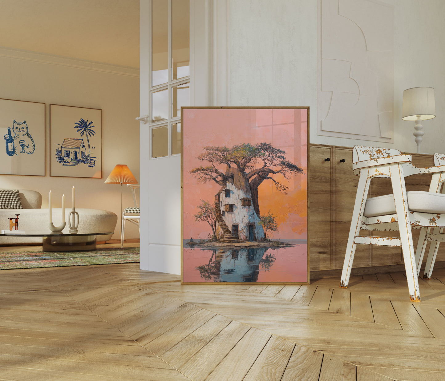 Enchanted Baobab Tree House Poster