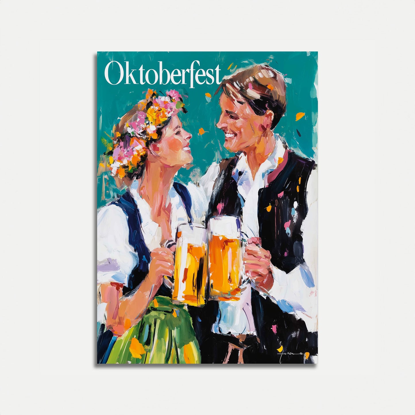 Festive Oktoberfest Beer Celebration Poster
