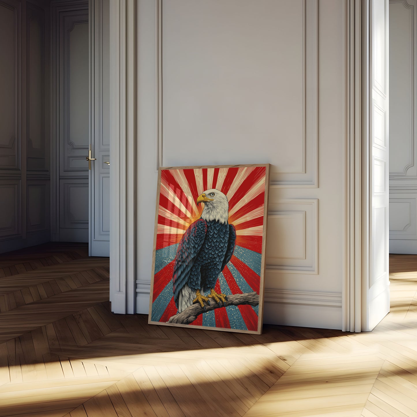Majestic Eagle Freedom Poster