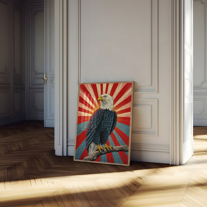 Majestic Eagle Freedom Poster