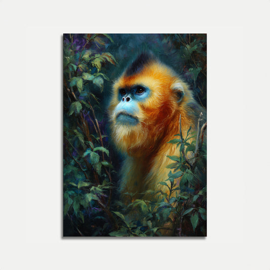 Golden Monkey in Jungle Poster
