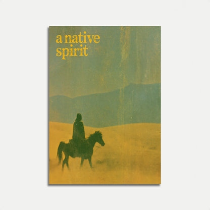Native Spirit Wüstenpferd Poster