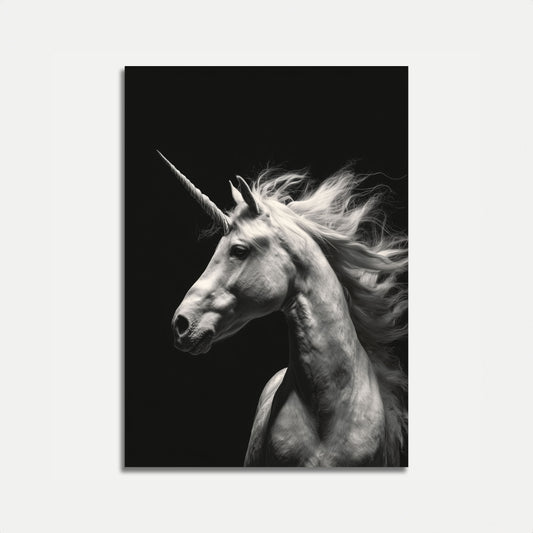 Affiche du vent de la licorne majestueuse
