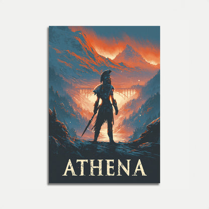Athena Warrior Guardian Poster