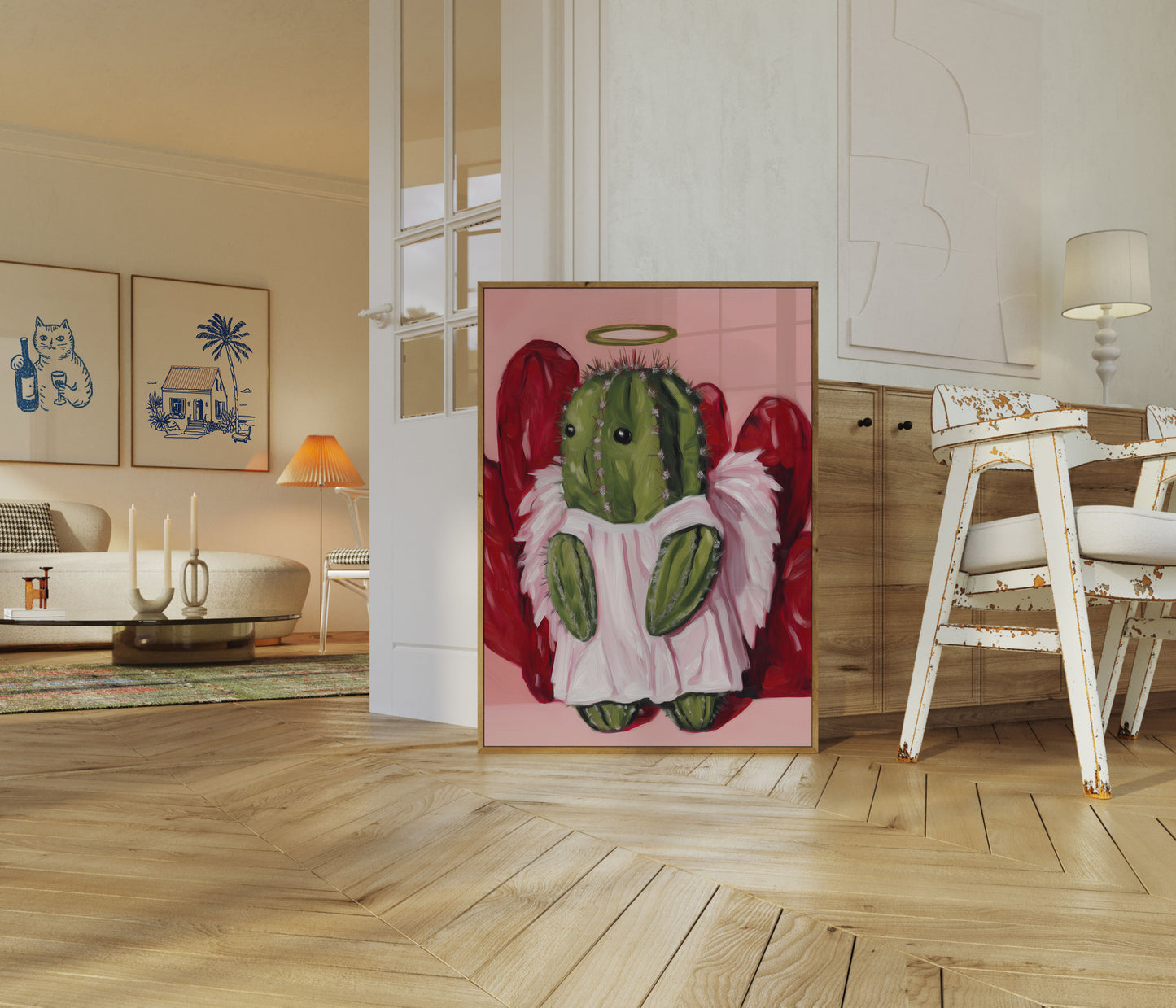 Santo Poster dell'Angelo del Cactus