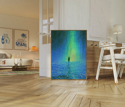 Solitary Journey Through Light Poster
