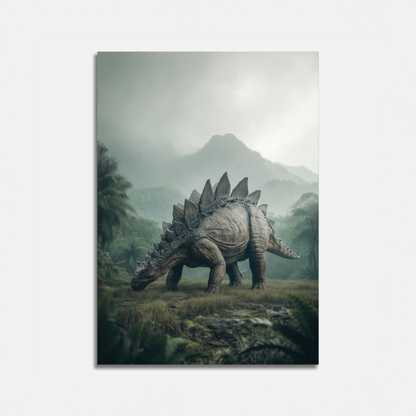 Prehistoric Rainforest Guardian Poster