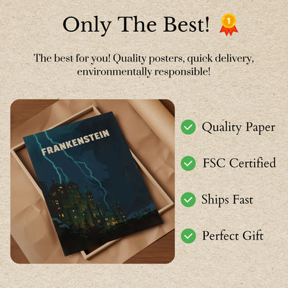 Bleskový plakát hradu Frankenstein