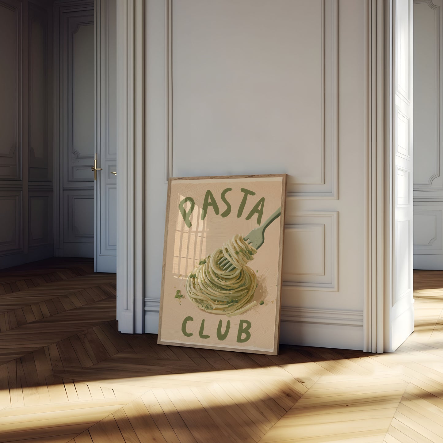 Pasta Club Culinary Poster