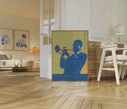 Blue Note Jazz-Trompete Poster