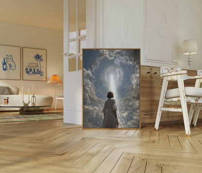 Heavenly Light Divine Ascending Poster