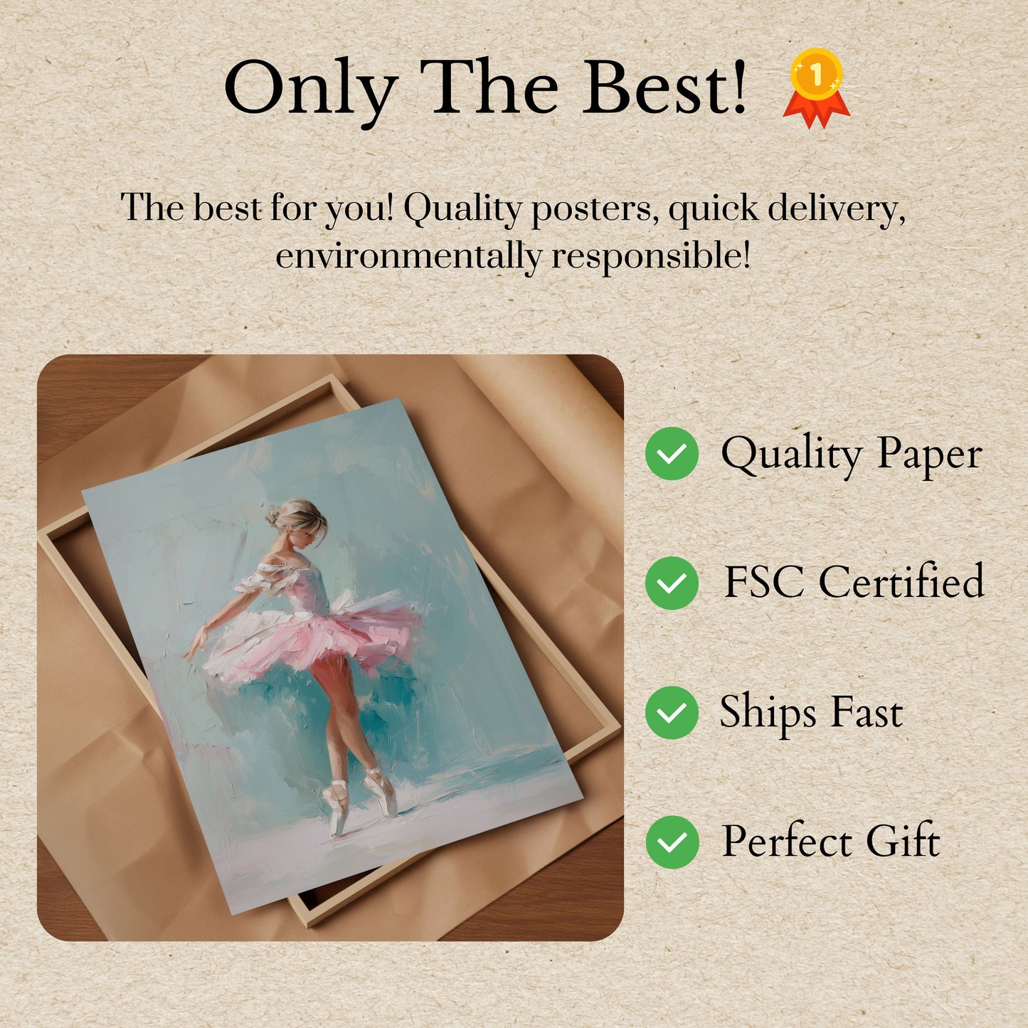 Graceful Ballet Dance Poster