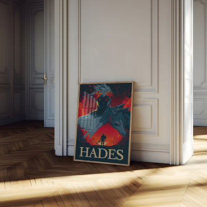 Hades Game Boss Battle Poster