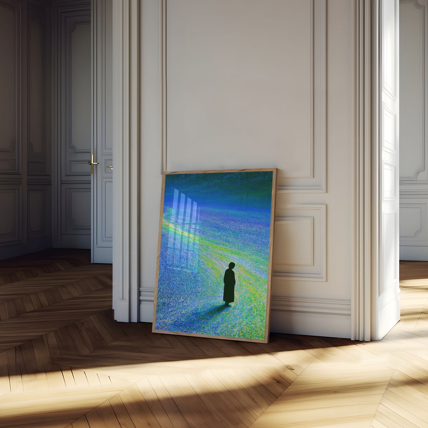 Solitude in Digital Light Poster